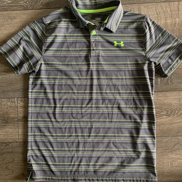 boys under armour polo shirts